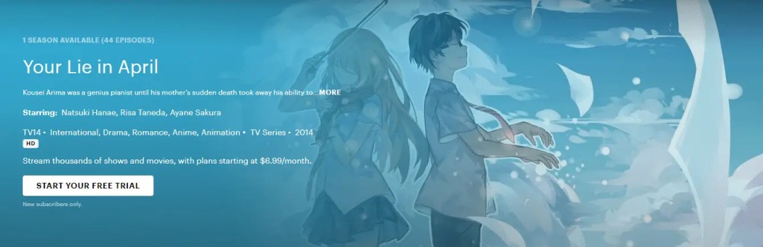 5 Best Places to Watch Your Lie in April Online: Free and Paid Streaming  Sites