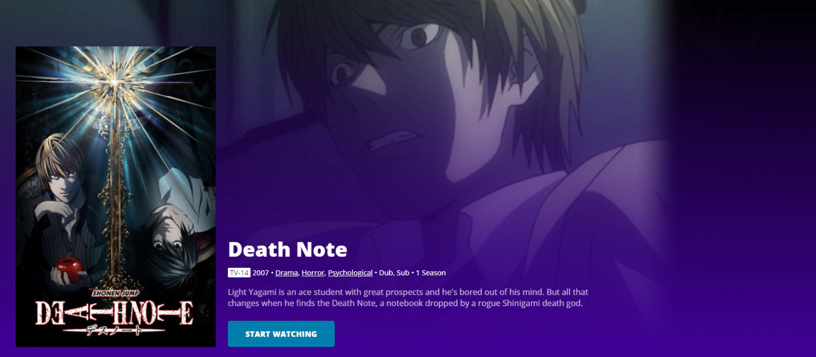 watch death note online