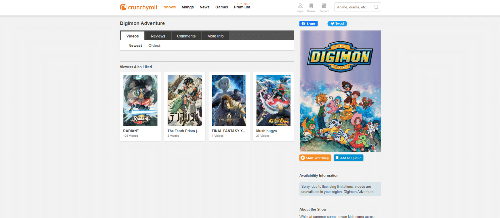 Digimon Adventure Crunchyroll