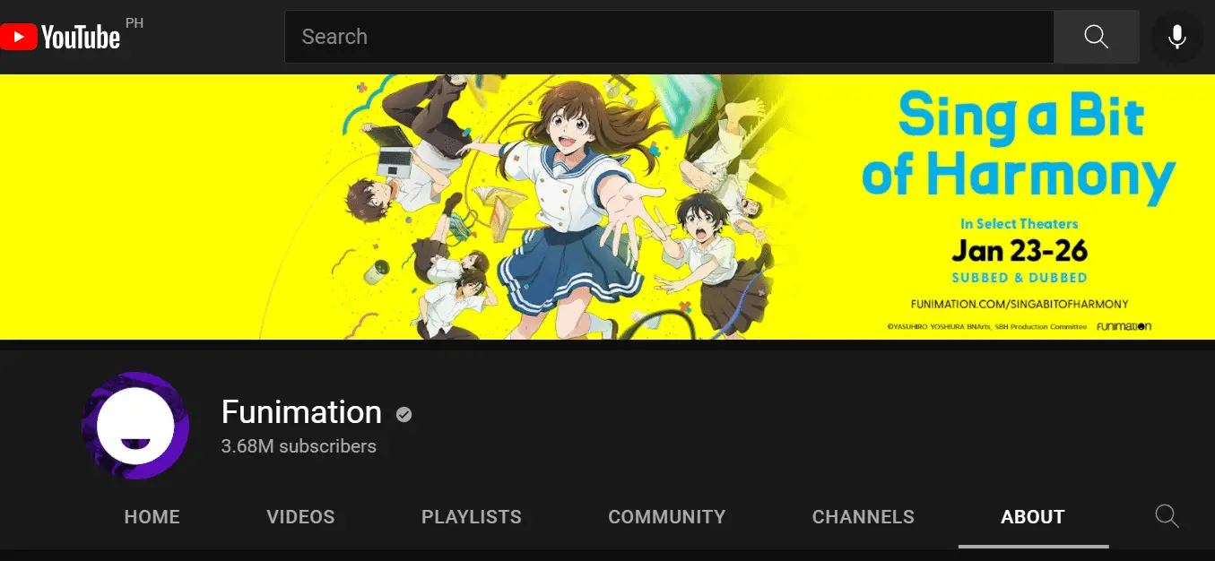 Official Funimation channel on YouTube