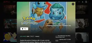 Watch Pokemon Indigo League On Netflix