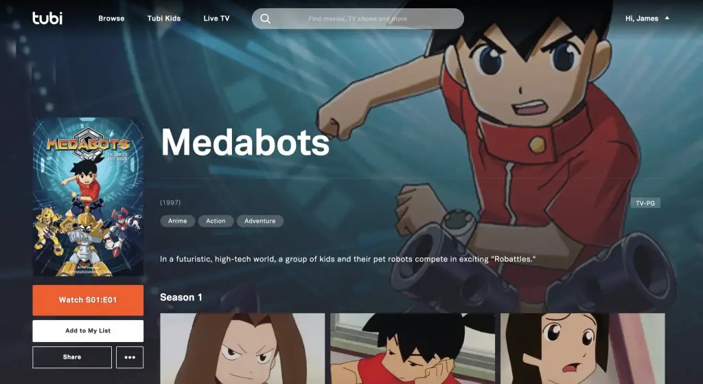 Medabots (IMAGINEER/ NAS / Kodansha) on Tubi