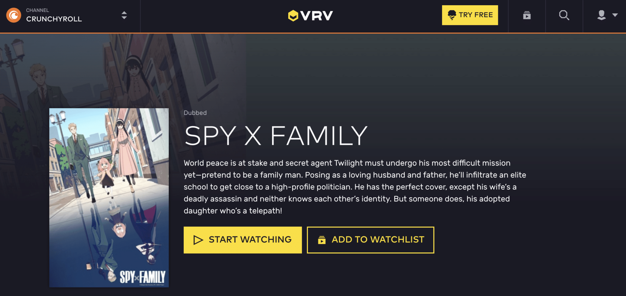 Spy x Family at VRV, Tatsuya Endo/Shueisha, SPY x FAMILY Project