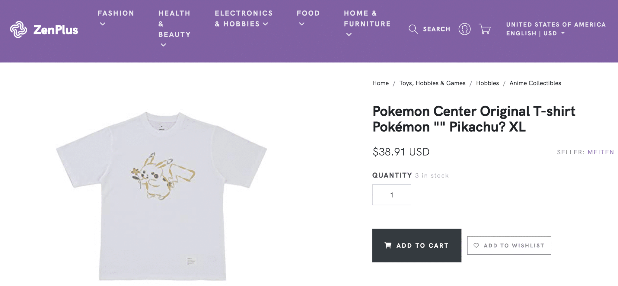 Pikachu T-shirt