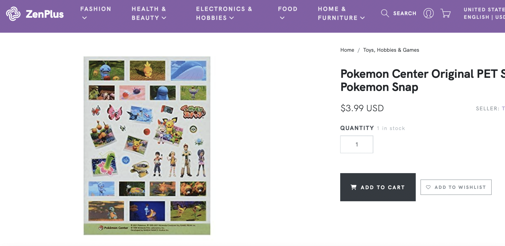 Pokémon Snap stickers