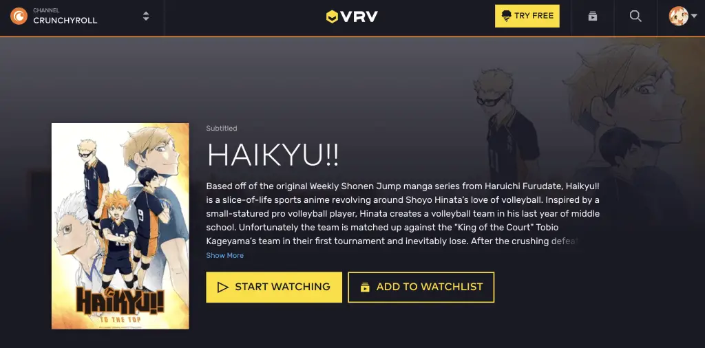 VRV — Anime is **BIG EVERY WEEKEND** ATTACK ON TITAN MY...