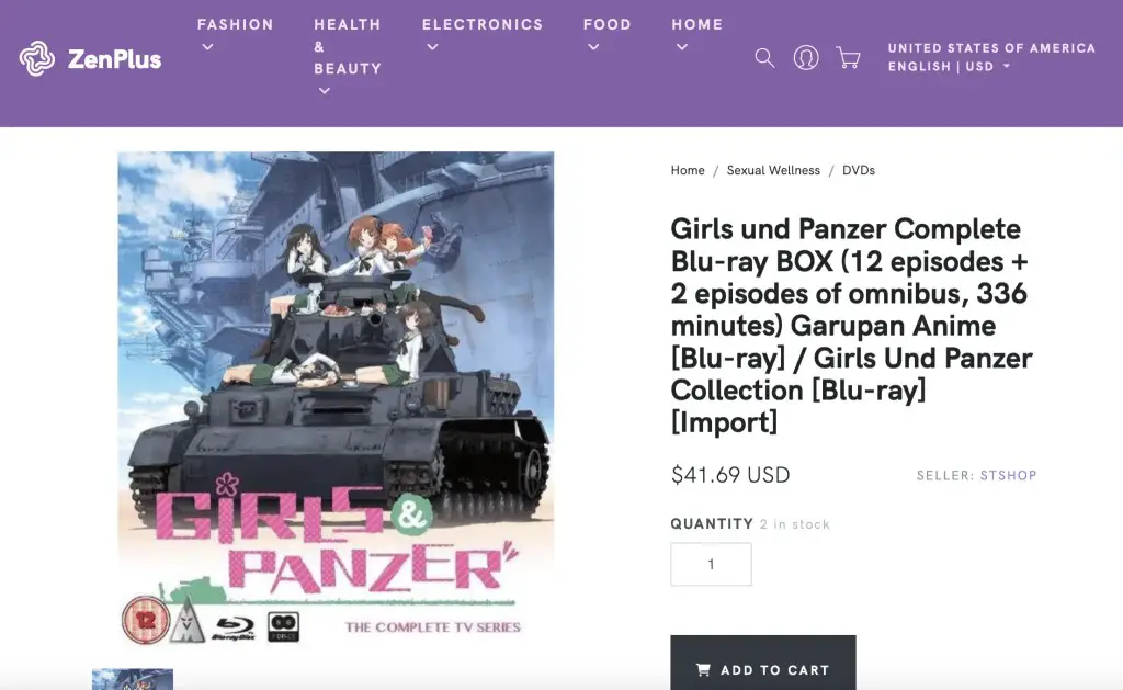 Girls und Panzer on ZenPlus