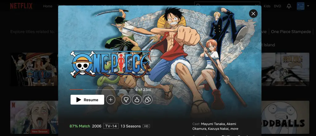 One Piece at Netflix