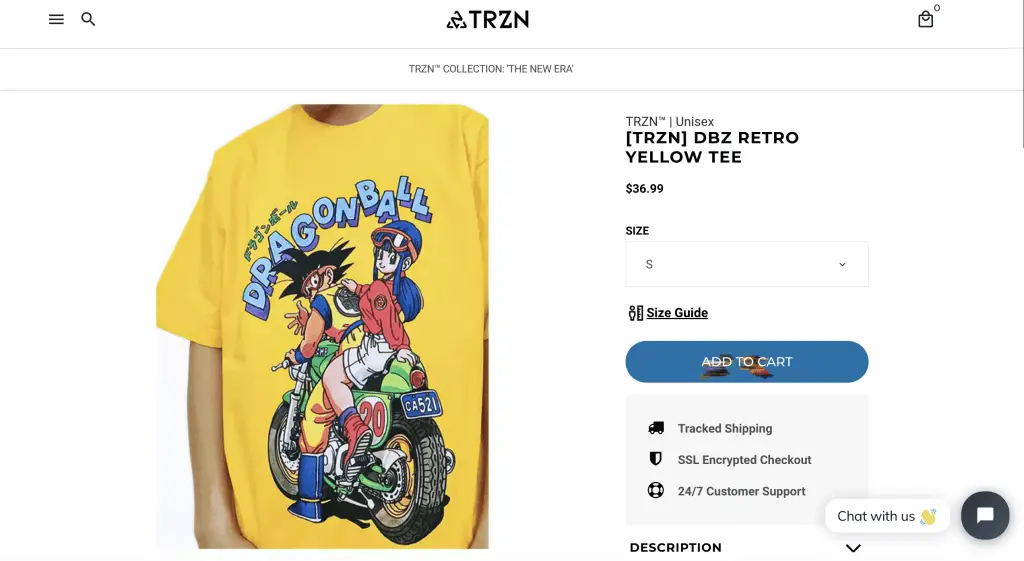 Goku and Bulma, Dragon Ball, shirt at TRZN