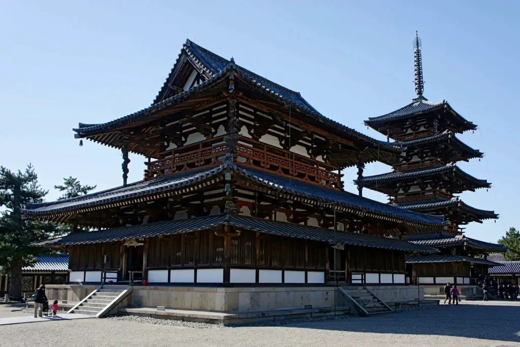 Creative Commons photograph by 663highland of Horyu-ji Buddhist Temple in Nara. Found at Wikimedia Commons. https://commons.wikimedia.org/wiki/File:Horyu-ji08s3200.jpg
