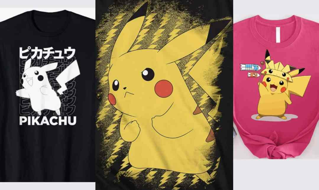 Pikachu shirts