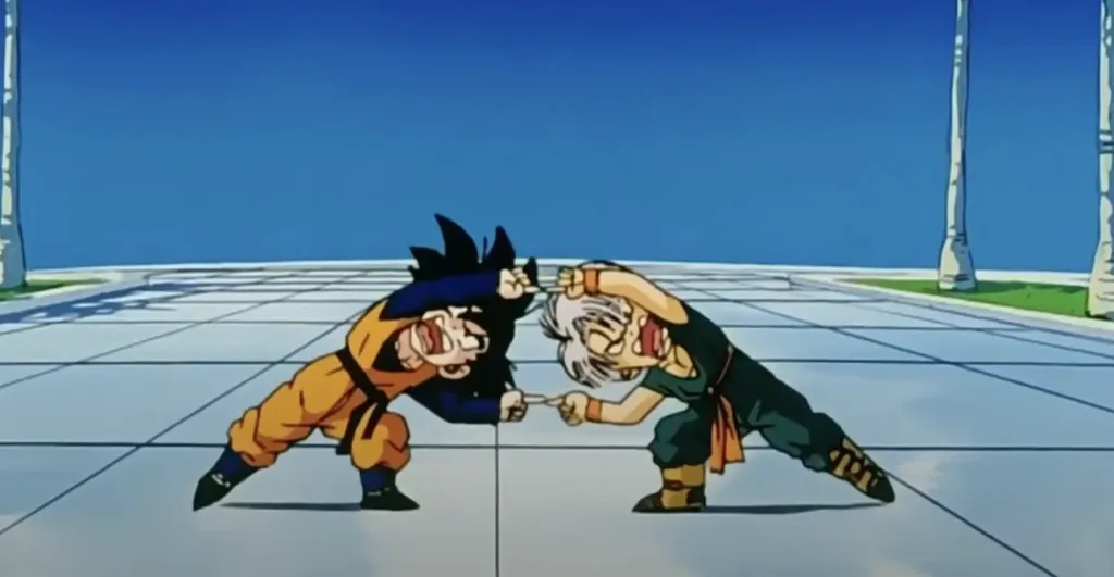 Screenshot from a 2016 Ford Fusion/ DBZ ad, posted by French Dragon Ball news website DB-Z.com on YouTube.