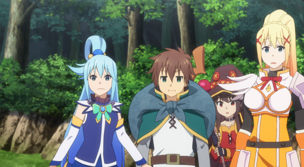KonoSuba season 3 at Crunchyroll - Akatsuki Natsume/Kurone Mishima/ Kadokawa/ Konosuba Production Committee