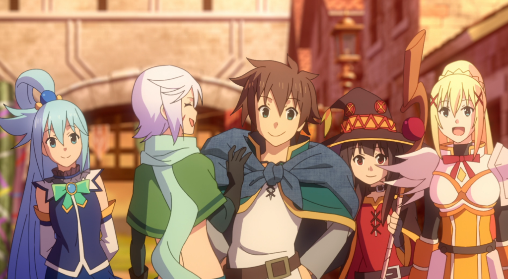 KonoSuba season 3 at Crunchyroll - Akatsuki Natsume/Kurone Mishima/ Kadokawa/ Konosuba Production Committee