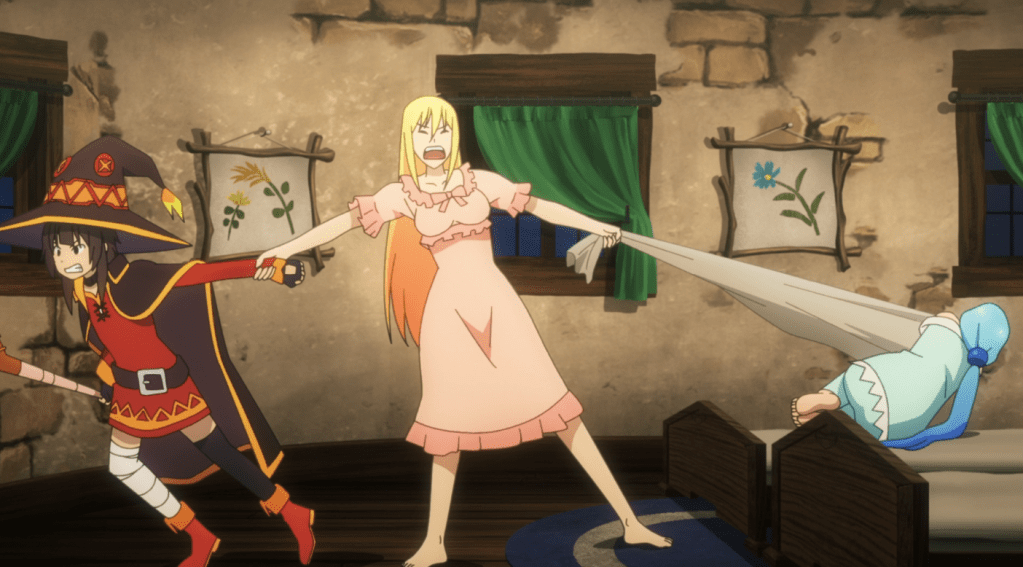 KonoSuba season 3 at Crunchyroll - Akatsuki Natsume/Kurone Mishima/ Kadokawa/ Konosuba Production Committee