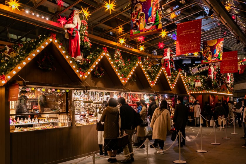Photo: Roppongi Christmas Market in Tokyo, found at JapanTravel.com. From Mori Building Co.