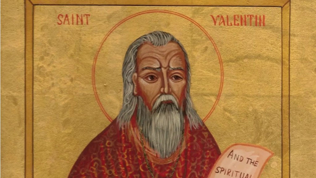Saint Valentine, found at Euro News, from Wikimedia Commons. 