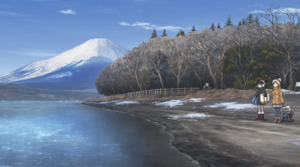 Lake Yamanaka - Laid-Back Camp/ Yuru Camp at Crunchyroll - Afro Houbunsha/ Outdoor Activity Project