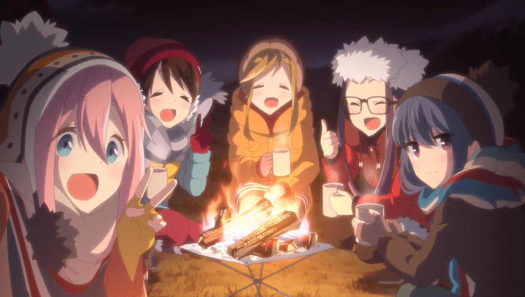 Laid-Back Camp/ Yuru Camp at Crunchyroll - Afro Houbunsha/ Outdoor Activity Project