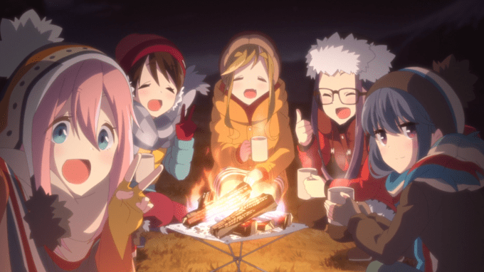 Laid-Back Camp/ Yuru Camp at Crunchyroll - Afro Houbunsha/ Outdoor Activity Project