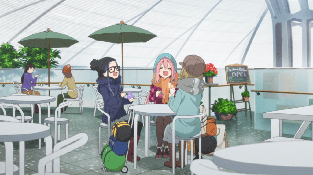 Laid-Back Camp/ Yuru Camp at Crunchyroll - Afro Houbunsha/ Outdoor Activity Project