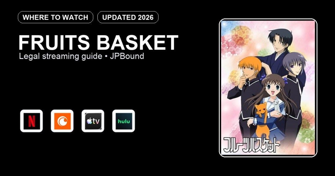 Fruits Basket where to watch anime streaming guide featured image