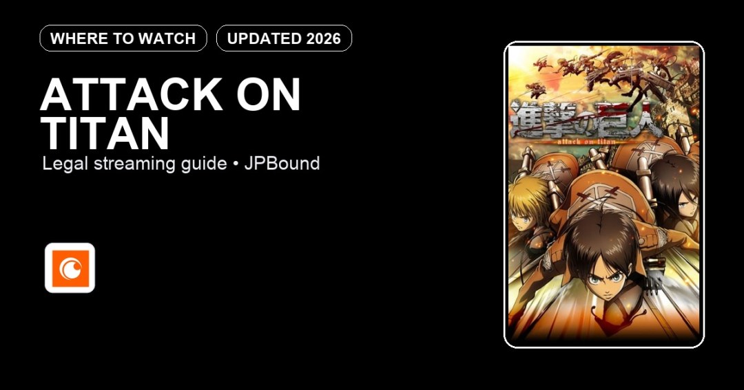 Attack on Titan where to watch anime streaming guide featured image