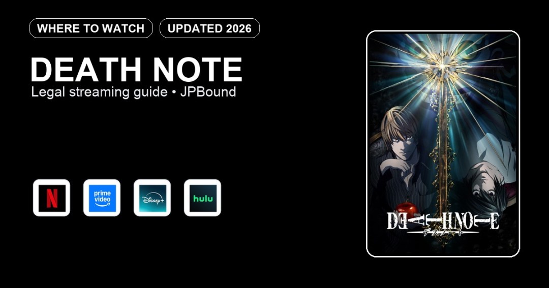 Death Note where to watch anime streaming guide featured image