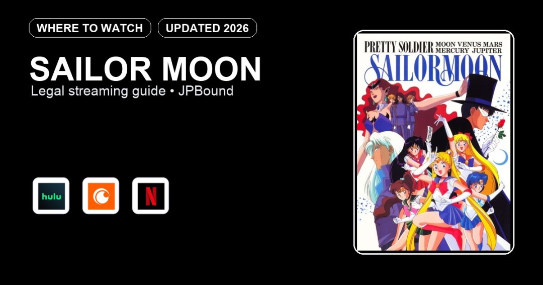 Sailor Moon where to watch anime streaming guide featured image