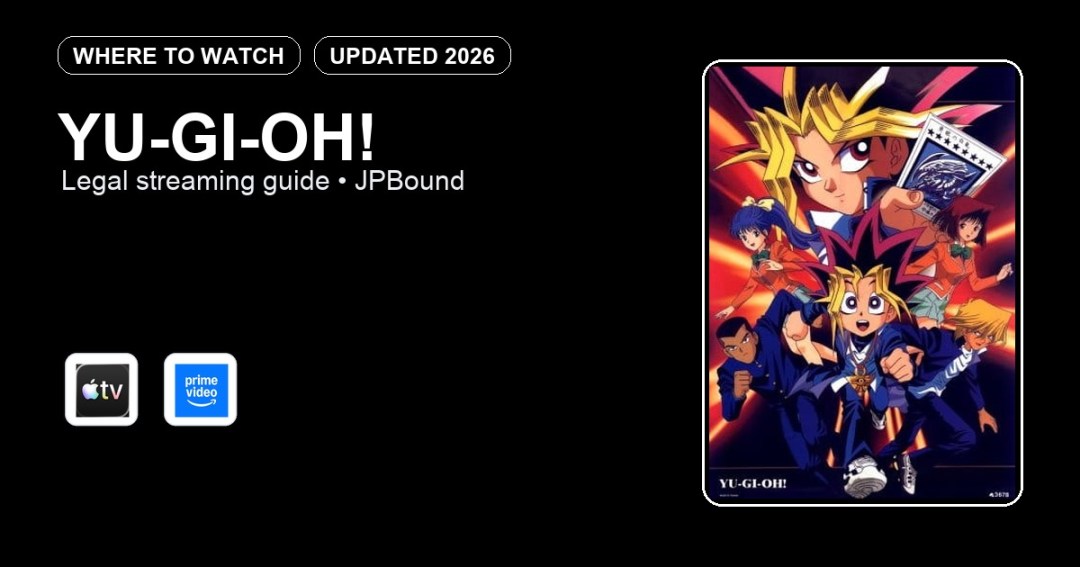 Yu-Gi-Oh! where to watch anime streaming guide featured image