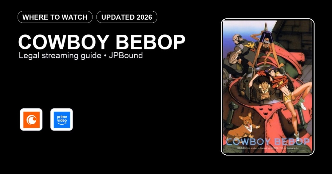 Cowboy Bebop where to watch anime streaming guide featured image