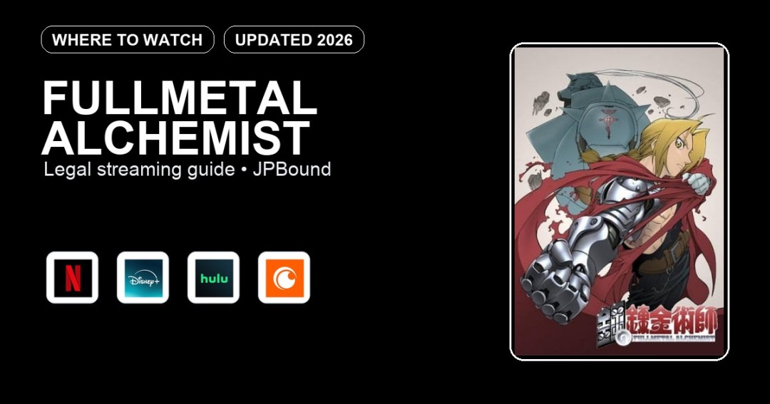 Fullmetal Alchemist where to watch anime streaming guide featured image