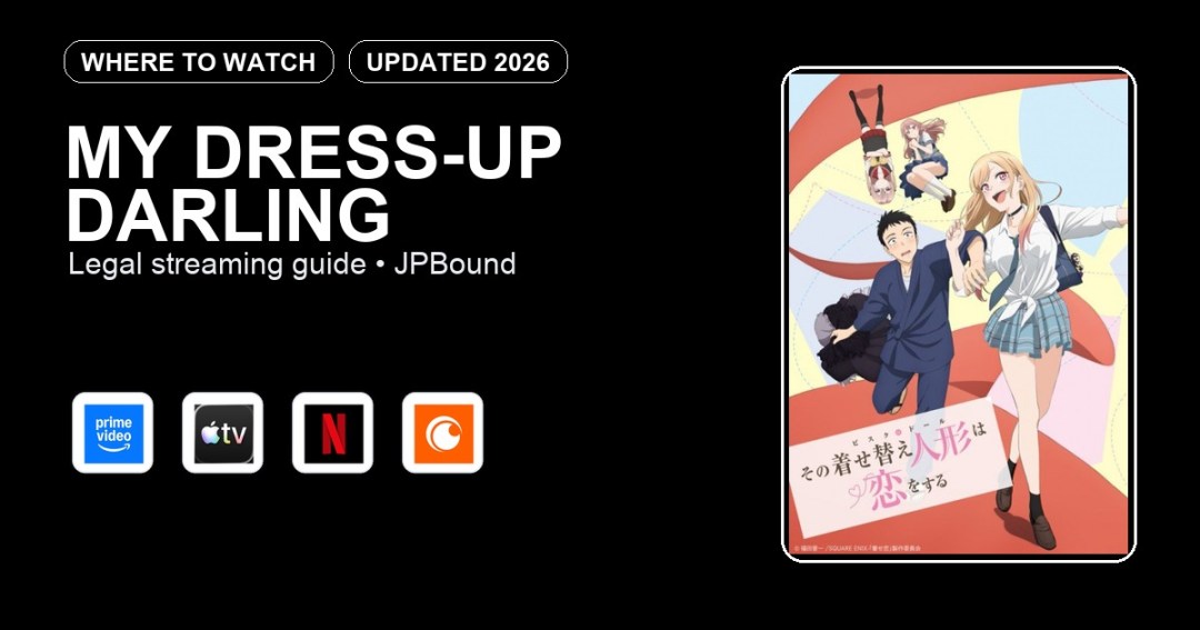 My Dress-Up Darling where to watch anime streaming guide featured image