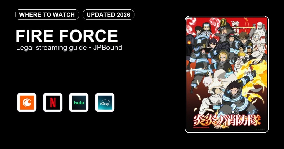 Fire Force where to watch anime streaming guide featured image