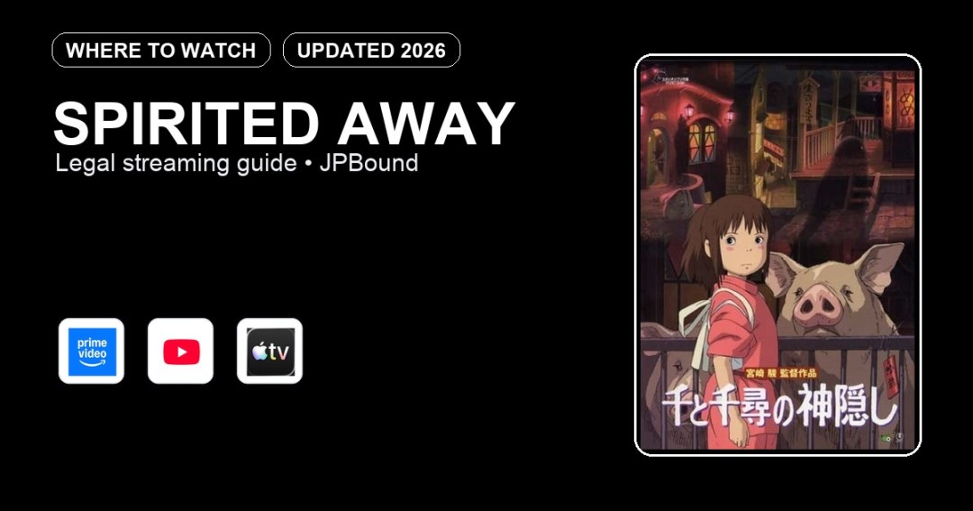 Spirited Away where to watch anime streaming guide featured image