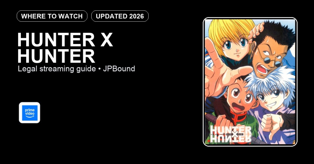 Hunter X Hunter where to watch anime streaming guide featured image