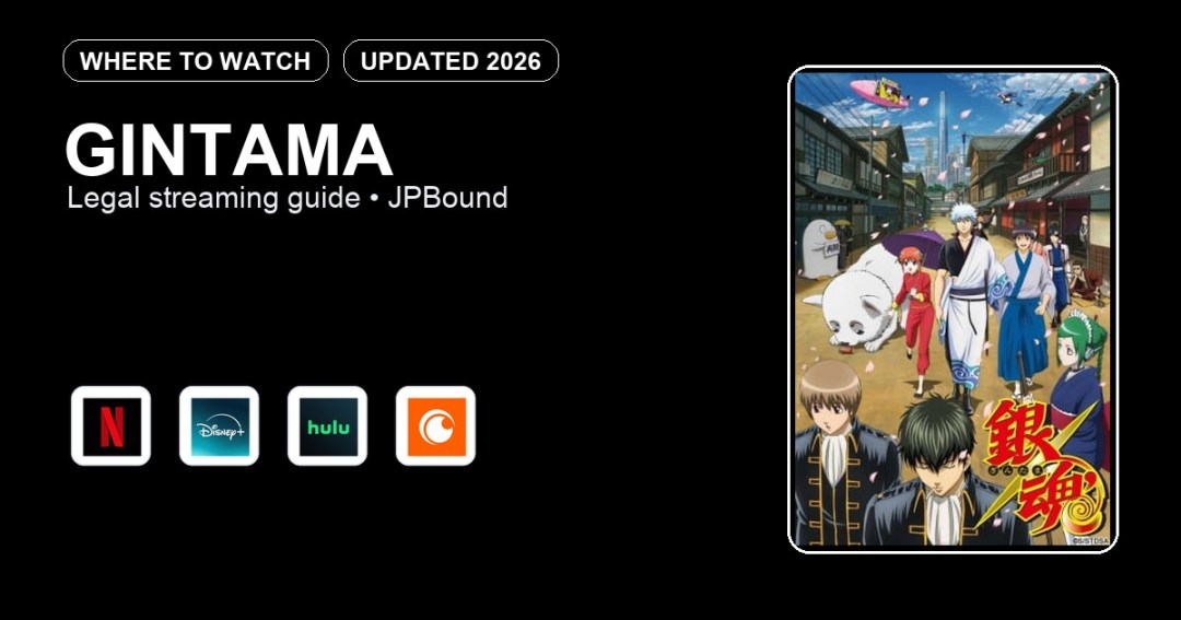 Gintama where to watch anime streaming guide featured image