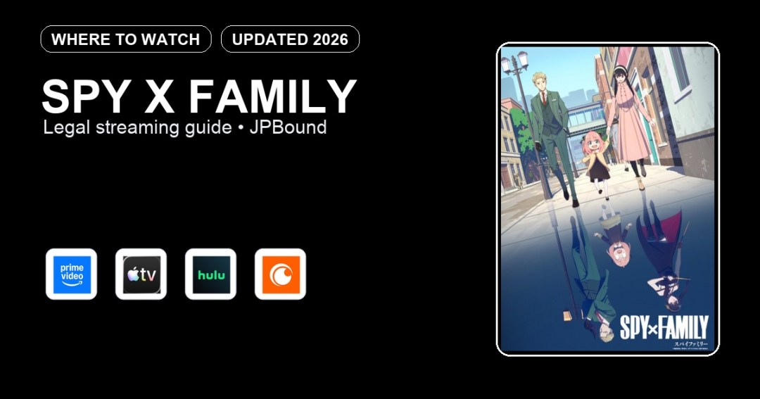 Spy x Family where to watch anime streaming guide featured image