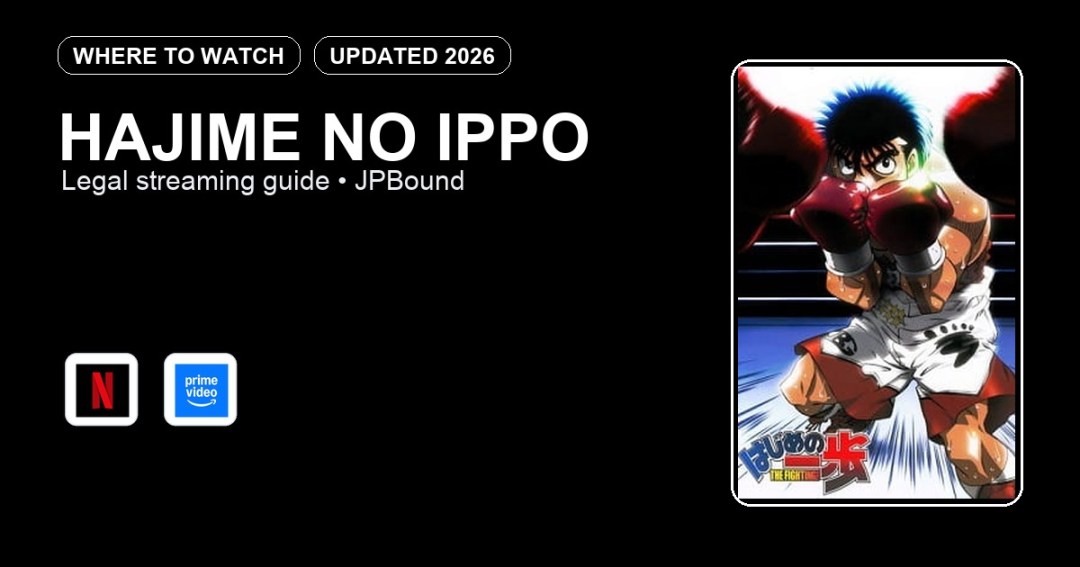 Hajime No Ippo where to watch anime streaming guide featured image