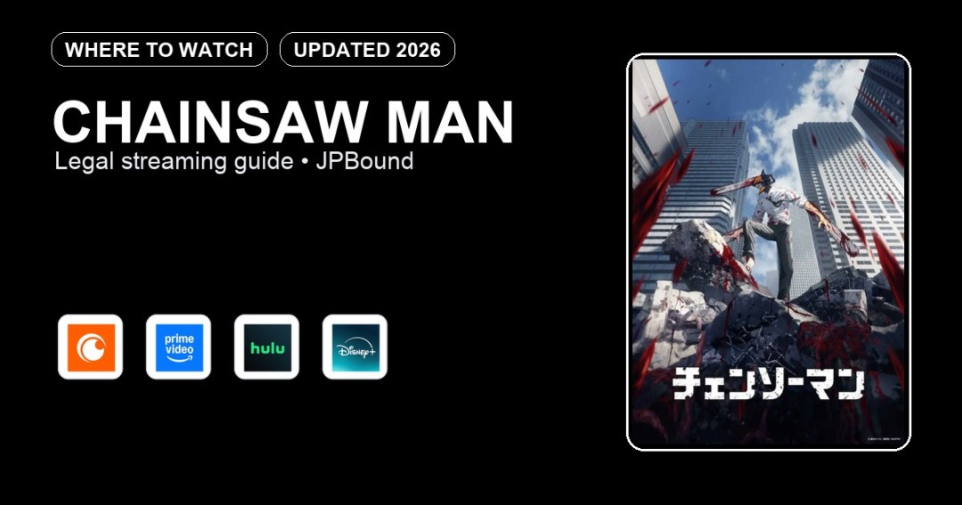 Chainsaw Man where to watch anime streaming guide featured image