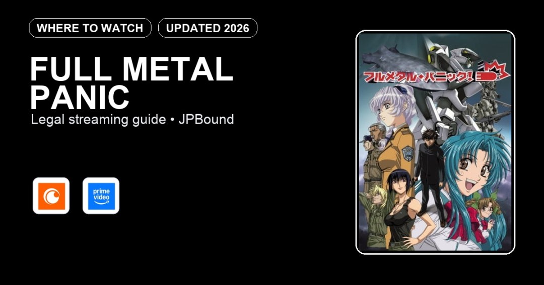 Full Metal Panic where to watch anime streaming guide featured image