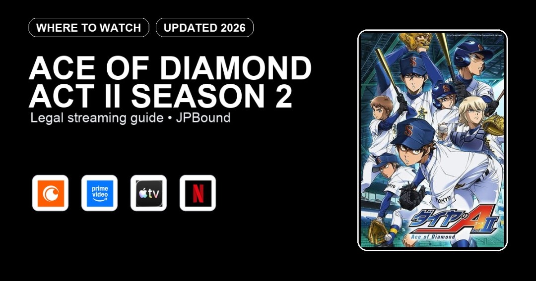 Ace of Diamond Act II Season 2 where to watch anime streaming guide featured image