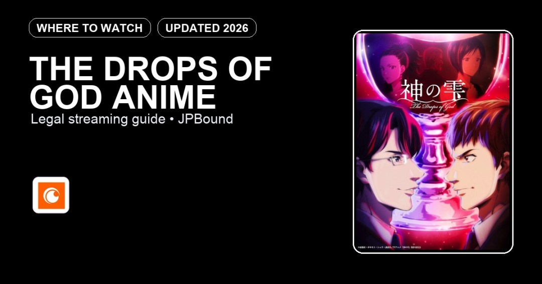 The Drops of God Anime where to watch anime streaming guide featured image