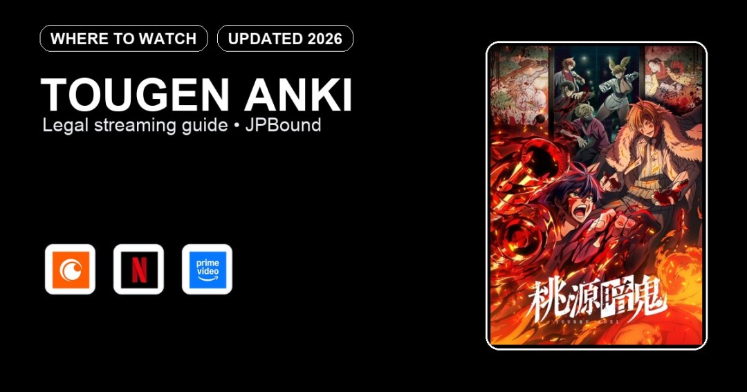 TOUGEN ANKI where to watch anime streaming guide featured image