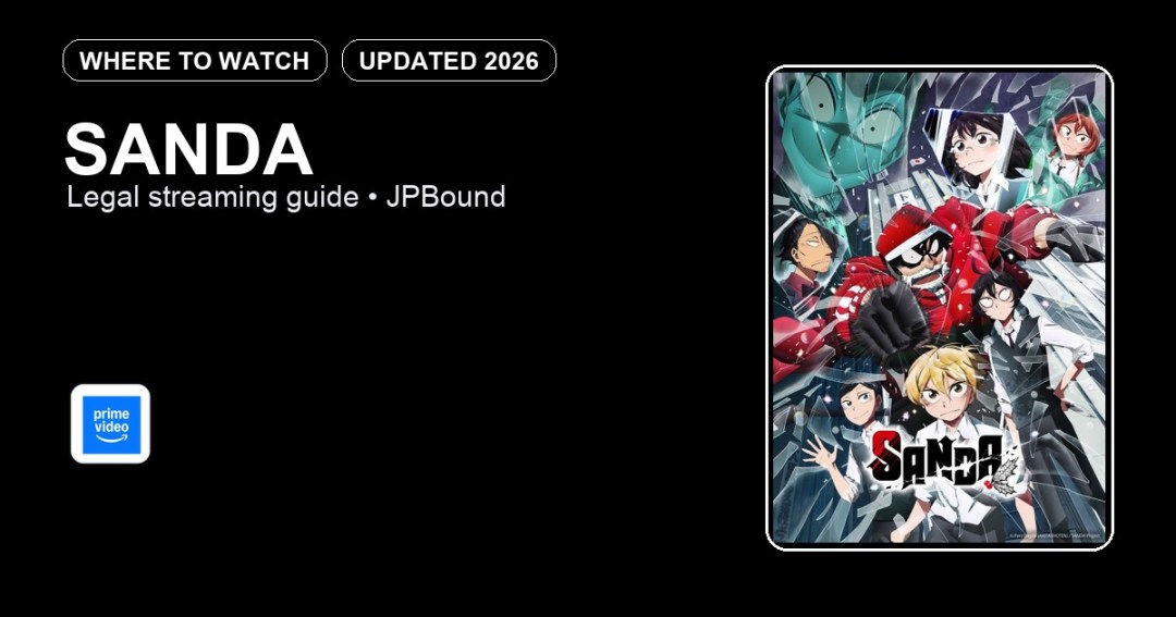 SANDA where to watch anime streaming guide featured image