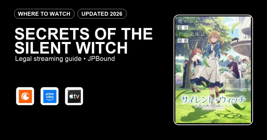 Secrets of the Silent Witch where to watch anime streaming guide featured image