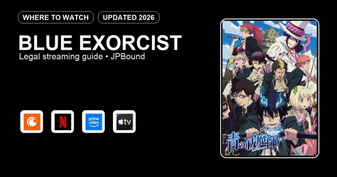 Blue Exorcist where to watch anime streaming guide featured image