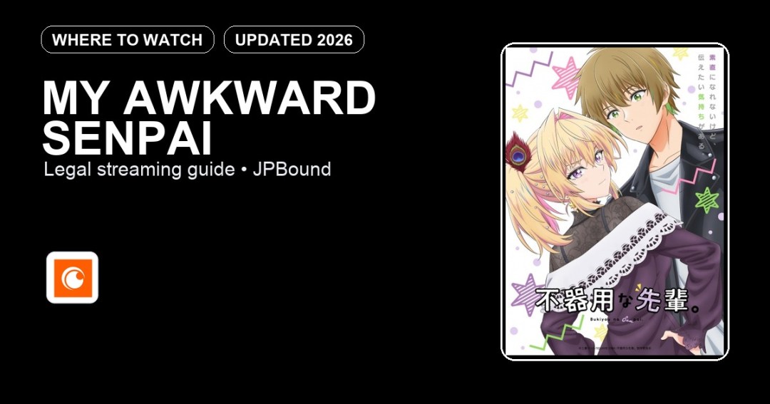 My Awkward Senpai where to watch anime streaming guide featured image