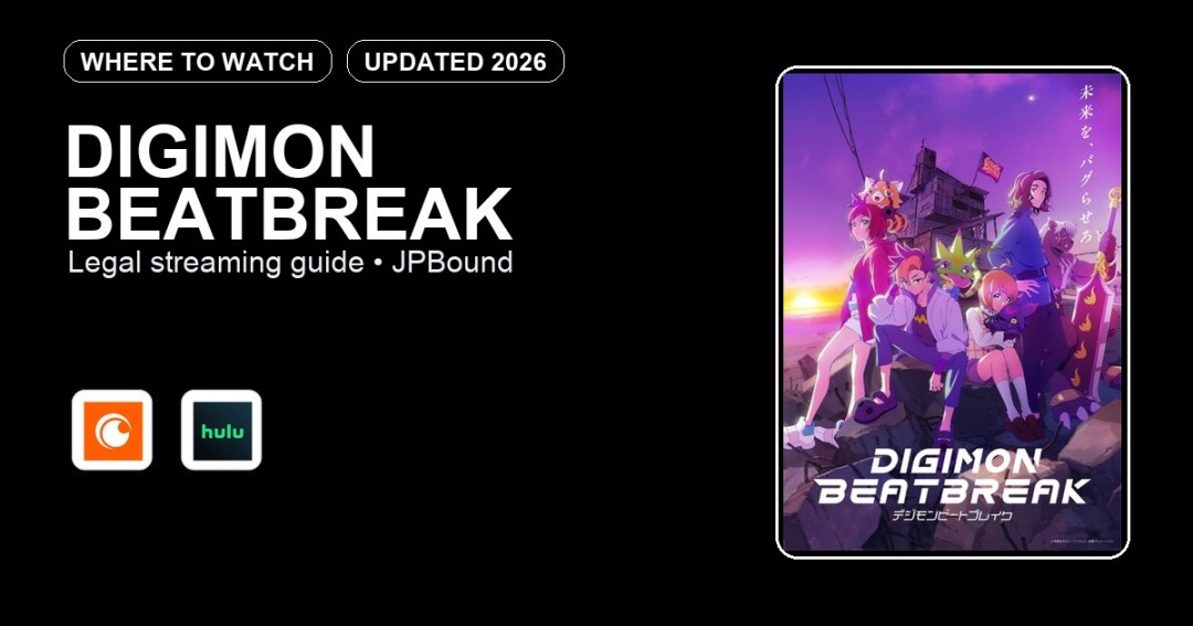 Digimon Beatbreak where to watch anime streaming guide featured image