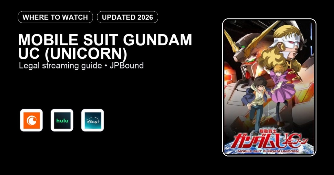 Mobile Suit Gundam UC (Unicorn) where to watch anime streaming guide featured image